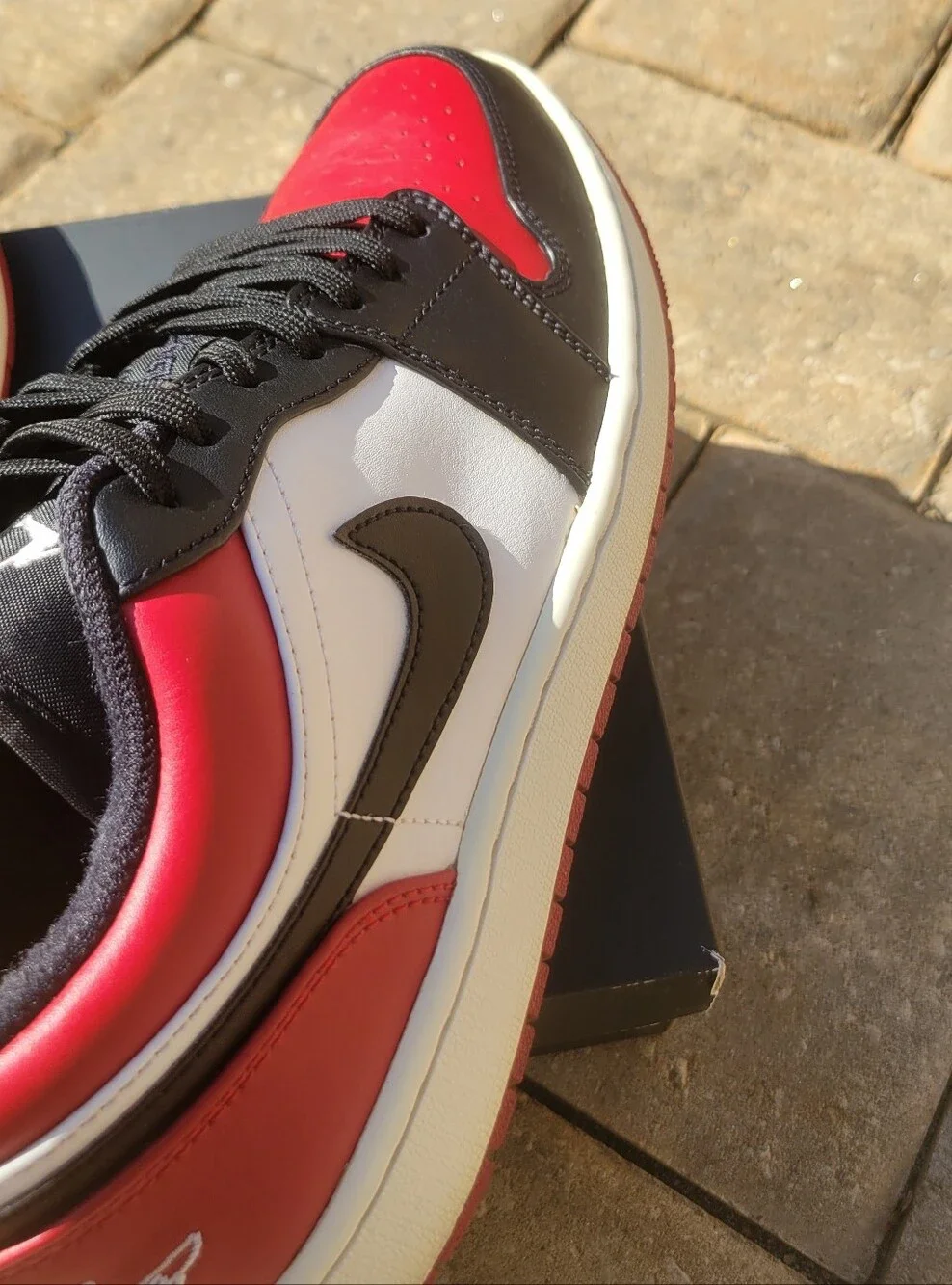 Jordan 1 Low 'Bred Toe'